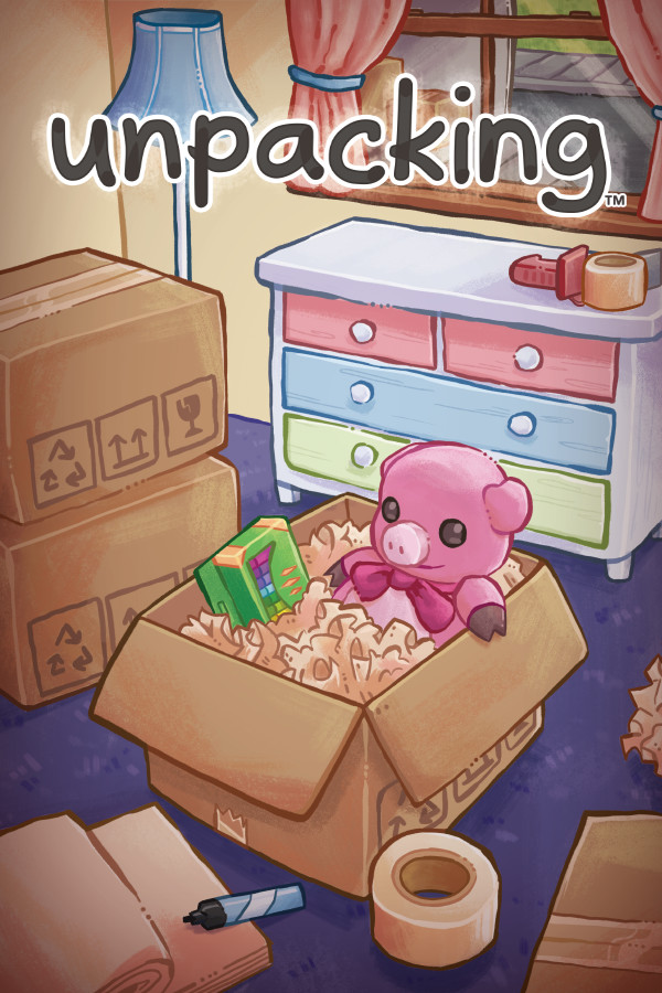 unpacking game art